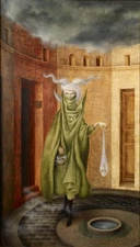 REMEDIOS VARO Poster or Rolled Canvas Print "Woman Leaving the Psychoanalyst"
