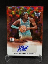 2024-25 Panini NBA Hoops Mark Williams HS-MRK Red Hot Signatures RED /25 020625