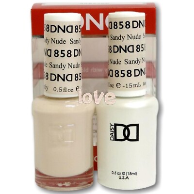 DND Daisy Gel Polish Soak Off 0.5fl.oz LED/UV Duo DND858- Sandy Nude