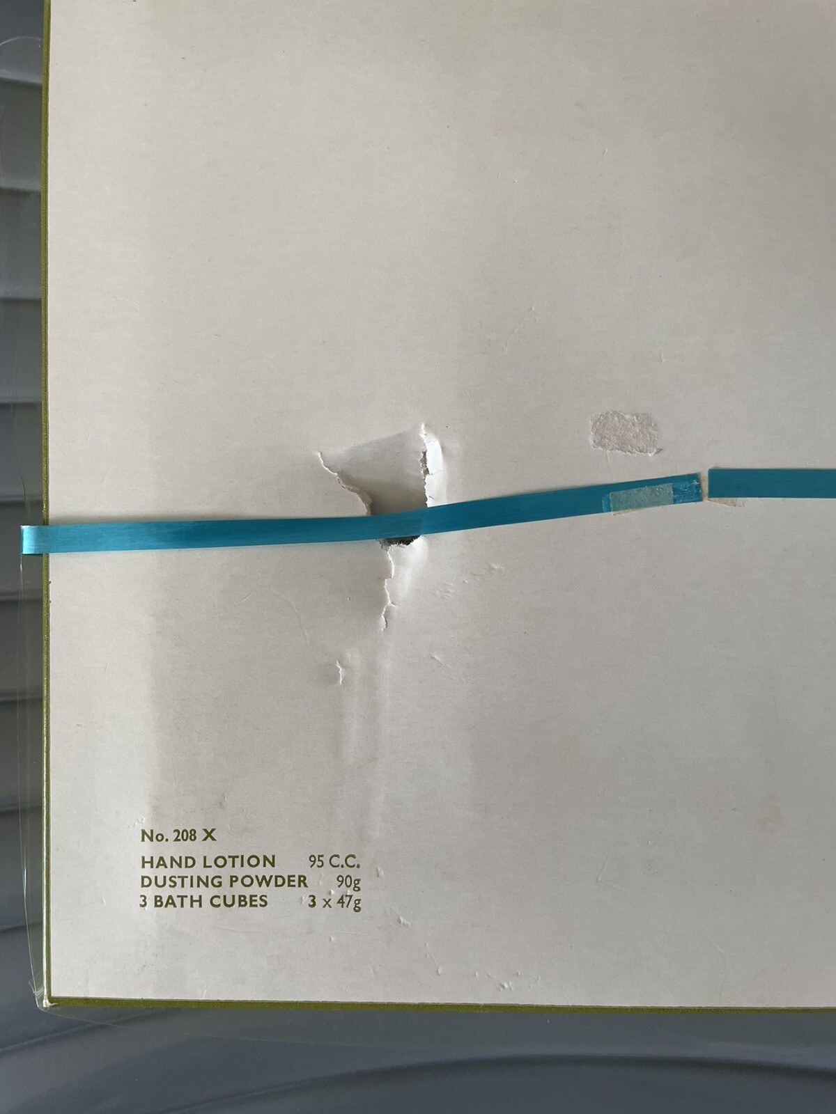 Vintage Elizabeth Arden Blue Grass Gift Set Sealed Dusting Powder Bath