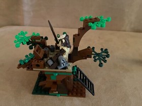 7956 LEGO Complete Star Wars Ewok Attack minifigures flying instructions tree