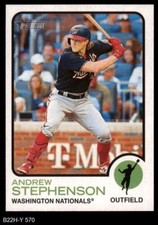 2022 Topps Heritage #570 Andrew Stephenson Nationals 8 - NM/MT