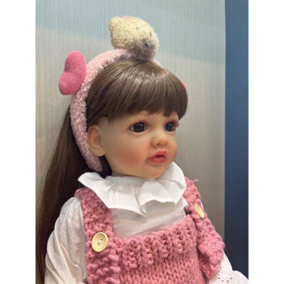Reborn Baby Dolls 22inch Full Body Soft Vinyl Lifelike Girl Toddler Newborn Gift