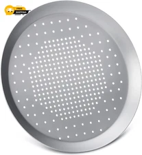 Pizza Pans with Holes 8.5 Inch Food Network Pizza Pan Heavy Duty Aluminum All...