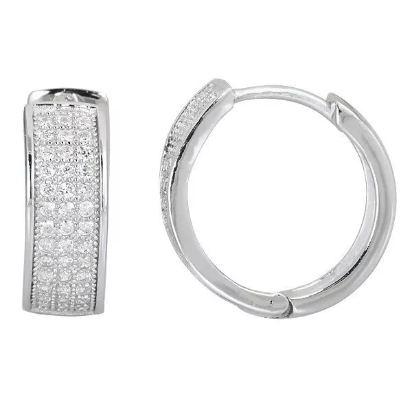 Diamonique huggie earrings deals