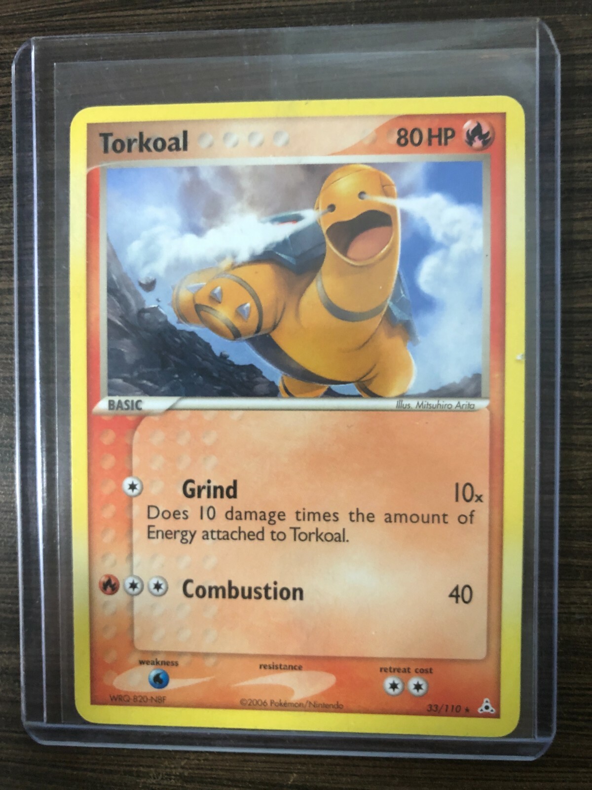 Torkoal 33/110 EX Holon Phantoms - Rare Pokemon Card  MINT CONDITION