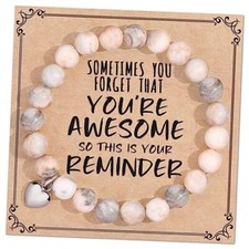 Jewelry&Card Inspirational Gifts for Women, Men - Sometimes You Forget Pink