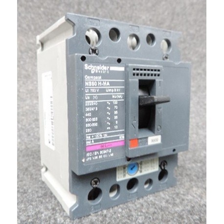 Disjoncteur 50A 3P 70kA Schneider 28101 pour sécuriser vos moteurs industriels 690V
