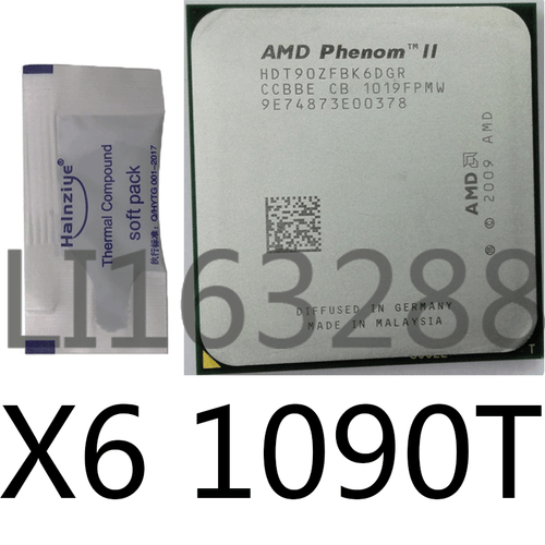 AMD Phenom II X6-1090T X6 1090T BE 3.2GHz Socket AM3 Six Core CPU Processor - Picture 1 of 1