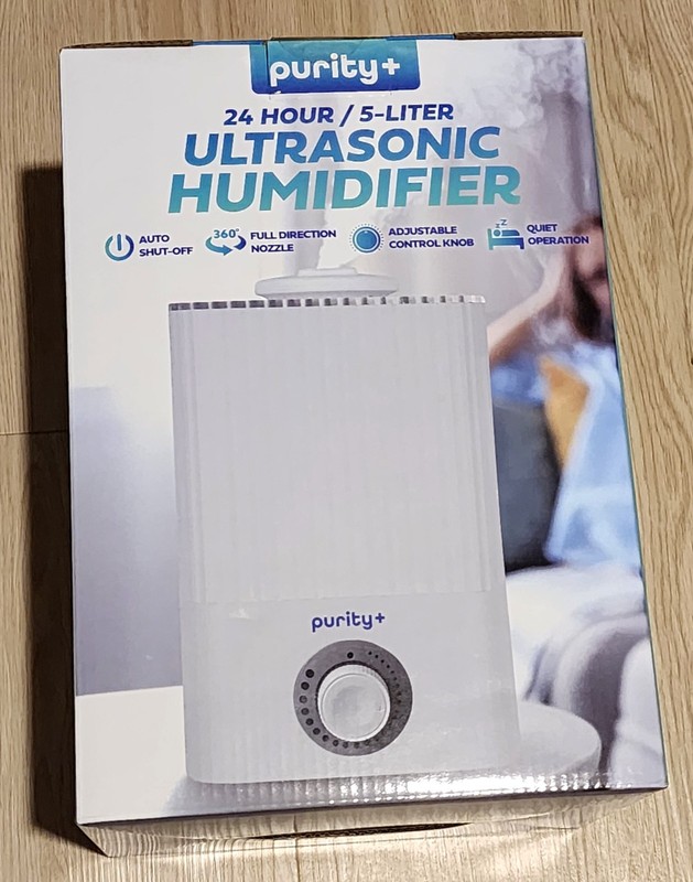 Purity + 24-Hour / 5-Liter Ultrasonic Humidifier