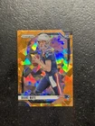 2024 Panini Prizm Drake Maye Rookie Orange Ice Prizm #329 NEW ENGLAND PATRIOTS