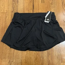 Adidas Match Skirt Athletic Tennis Golf Activewear Skirt Black Size Med
