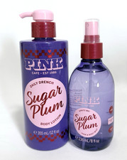 Victoria s Secret PINK Sugar Plum Daily Drench Body Lotion Mist Set Full Size