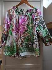 Bluse ,Bunt ERFO ,Größe 40, 3/4 Arm ,Baumwolle ,Neuwertig