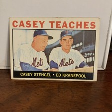 1964 Topps Casey Teaches Casey Stengel Ed Kranepool New York Mets #393