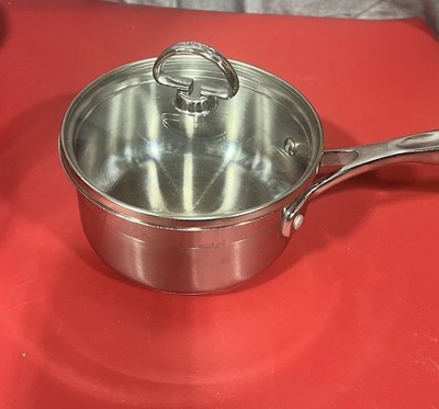 Chantal SLIN35-140 Induction 21 Steel Saucepan, 1 quart, Stainless