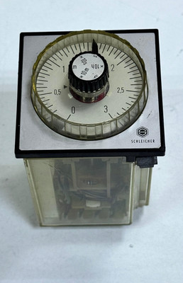 Schleicher Mikroais DZA 52-SL Elektromechanisches Zeitrelais, 42V | German Made