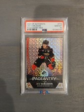 2023-24 Sp Authentic - Pageantry Leo Carlsson #P-78 Red (RC) PSA 10