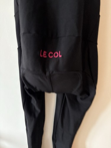 Le Col Sport Women’s Black / Pink Bib Tights II - Size XS - Imagen 6 de 8