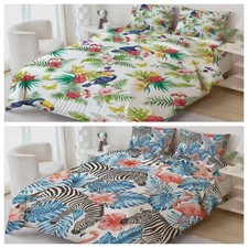 3D Animal Leaves Flowers Pattern Quilt Cover Duvet Cover Comforter set