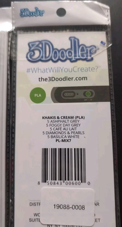 3Doodler Create Filament Refill Pack Matte Pla-mix7 ands 25 ct Khakis And Cream - Image 4 of 4