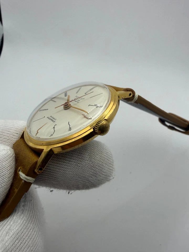 Reloj Pulsera Vintage URSS Poljot De LUXE 29 Joyas Soviético Automático Foto 4 de 4