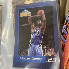 Marcus Camby signed 4x6 photo Denver Nuggets Autographed NBA #23
