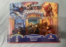 Skylanders Giants 3er Pack Zap, Hot Dog und Scorpion Striker