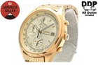 Vintage [EXC+5] SEIKO 7T32-7060 Racing Chronograph Alarm Gold Dial Men's Watch