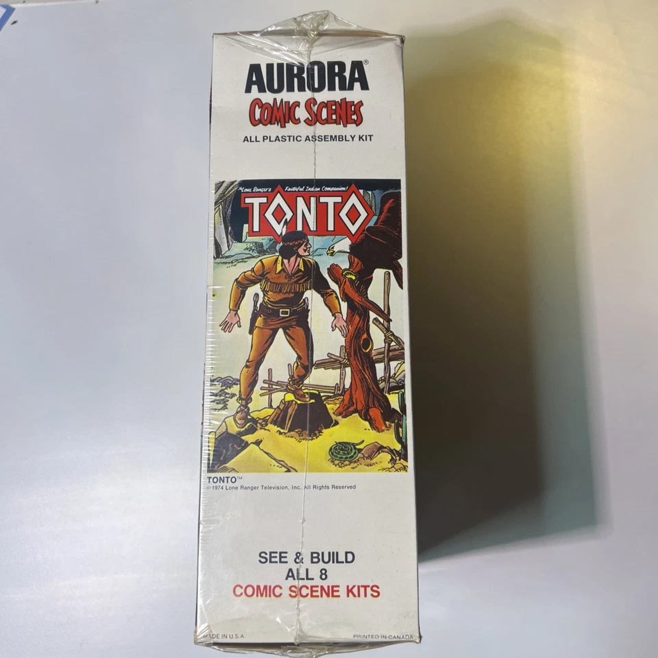 1974 ~ Aurora ~ Tonto ~ ¡Los LONE RANGERS Fiel Compañero Indio! ~ SELLADO Foto 2 de 4