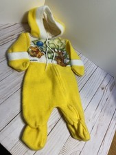 Winnie The Pooh Vintage Fleece Footed 1 Piece