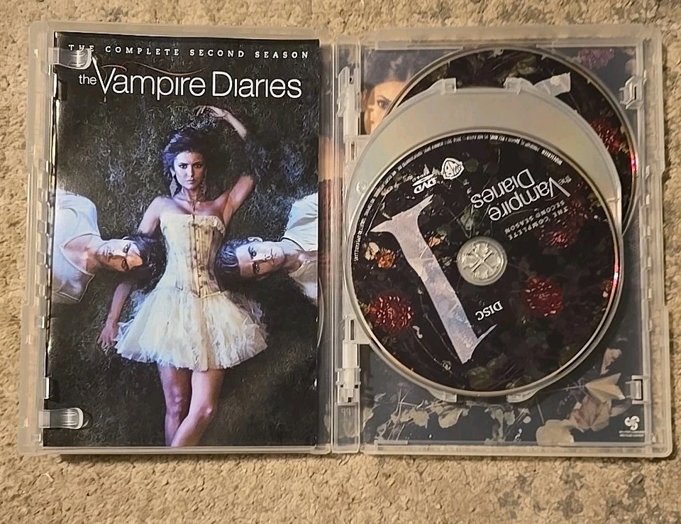 The Vampire Diaries Complete Second Season 2. 5 DVD Set W/Sleeve Pre Owned - Image 3 of 4