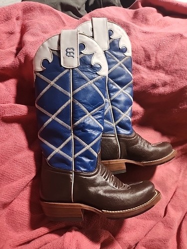 💥💥Anderson Bean💥💥 Kids Boys Leather Cowboy Boots.. Size 9 - Picture 10 of 11