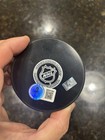 Mike Modano Signed Dallas Stars Official NHL Hockey Puck Beckett Witness BAS HOF — photo 4