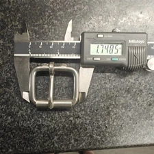 North & Judd 1 1/4"  Nickel Plated /Steel Heavy Duty Roller Buckle  10 PACK