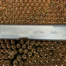 Glock 43X MOS Factory OEM Black Stripped Slide w/ Sights Aut Fit Model 43 or 48