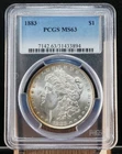 1883 Morgan Dollar PCGS MS63 $1 Silver Mint State 63 $1 Coin