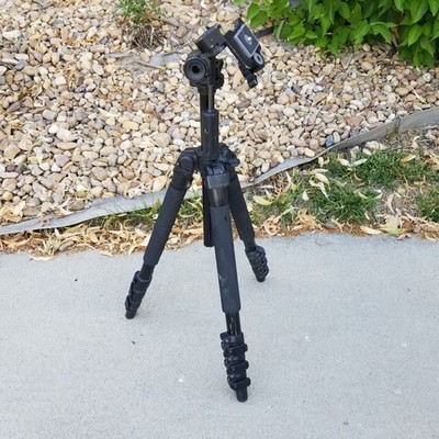 Calumet Tripod 28-44'' Black 3 Legs Swivel Head Adjustable