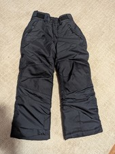 All In Motion Kids Black Snow Pants Size Small Waterproof Insulated Snow Ski