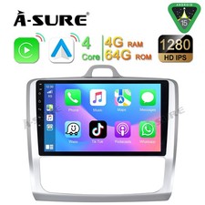 Android15 GPS Head Unit Sat Nav Stereo 4+64G FM Rdaio For Ford Focus MK2 2004-11