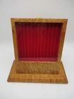 Handcrafted Ohio Striped Maple Wood Fountain Pen/Pencil 12 Slot Display Case