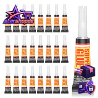 Sekundenkleber 24 StüCk Extra Stark Gel 3G Universalkleber FüR Kunststoff