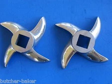 *TWO*  #12  Meat Grinder Knife Blade Cutter for HAKKA