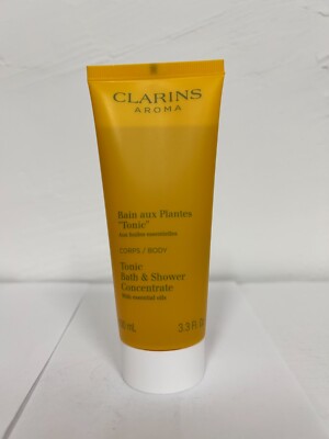 Clarins Tonic Bath & Shower Konzentrat mit ätherischen Ölen 100ml Neu