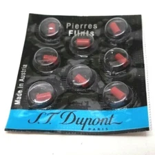 S.T. Dupont Red Lighter Flints Pack of 8 For Line D  650