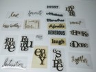  Unmounted Rubber Stamps Lot Scrapbooking Journaling Card Making