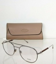 Brand New Authentic Tod's Eyeglasses TO 5229 014 55mm Gunmetal Frame TO 5229