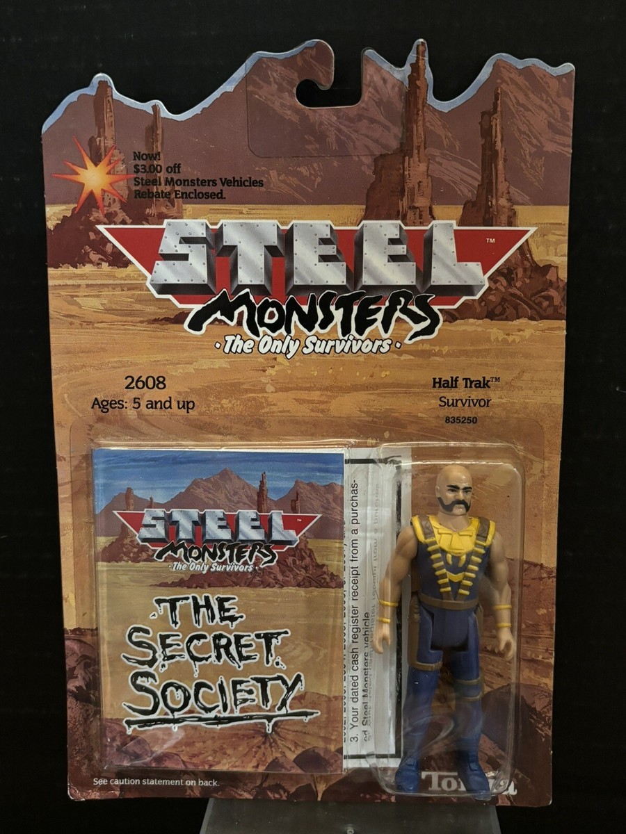 1986 RARE VINTAGE TONKA STEEL MONSTERS HALF TRAK SURVIVOR ACTION