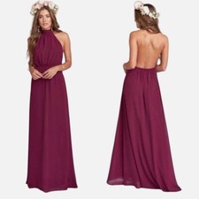 Show Me Your MuMu Collette Collar Dress Size XS Womens Forever Vine Backless