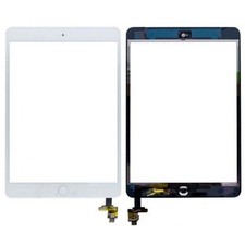 Touch Digitizer Screen Glass IC Chip Flex Assembly For iPad Mini 1  2 New white